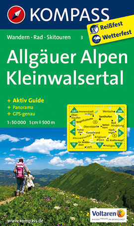 Allgäuer Alpen Karte Kleinwalsertal Kompass