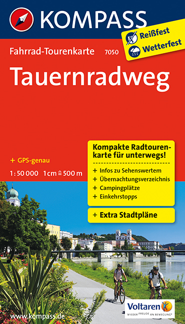 Tauernradweg Karte Kompass / Wanderkarten - Aus-Österreich.at