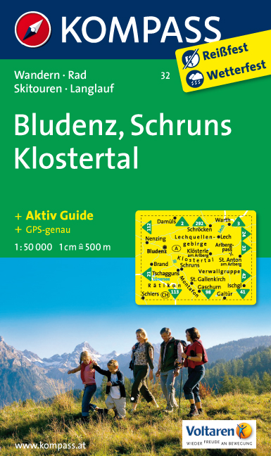 Bludenz Schruns Klostertal Karte Kompass