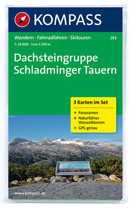 Dachsteingruppe - Schladminger Tauern Karte Kompass