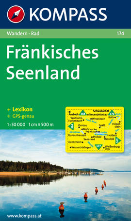 Fränkisches Seenland Karte Kompass