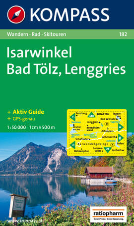 Isarwinkel - Bad Tölz - Lenggries Karte Kompass