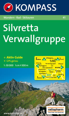 Silvretta Verwallgruppe Karte Kompass
