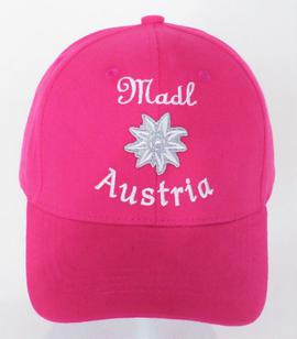 Austria Kappe für Kinder rosa