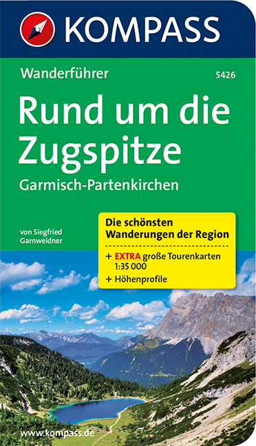 Zugspitze průvodce turistický Kompass