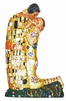 Stehfigur Gustav Klimt Der Kuss