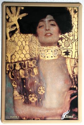Blechschild Gustav Klimt: Judith