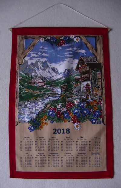 Stoffkalender 2018 Bauernhof SALE!