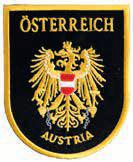 Aufnäher Österreich Wappen Adler gold