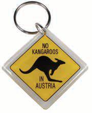 Schlüsselanhänger No kangaroos in Austria