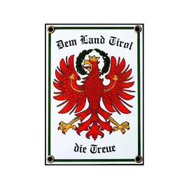 Tin Sign Tyrolean Eagle