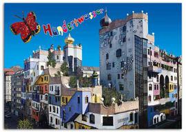 Hundertwasser Postkarte