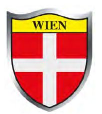 Aufkleber Wien Wappen