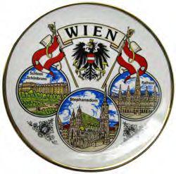 Teller Wien Wandteller