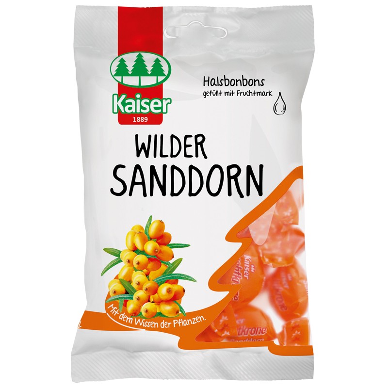 Wilder Sanddorn Kaiser Hustenbonbons