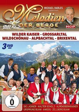 Melodien der Berge: Wilder Kaiser - Großarltal - Wildschönau, Alpachtal, Brixental 3DVD