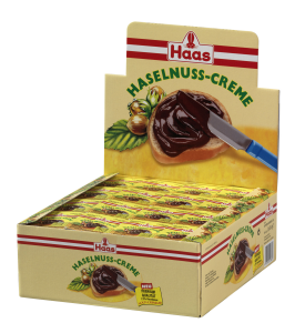 Haselnusscreme Haas Portionen