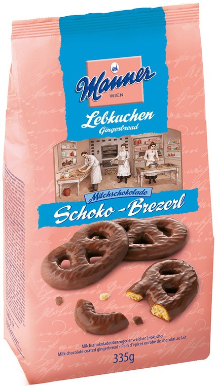 Schoko Brezeln Manner Milchschokolade Lebkuchen / Manner Schnitten ...