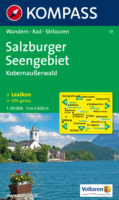Solná komora jezera mapa Salzburger Seengebiet