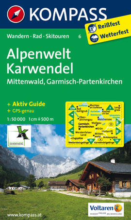 Alpenwelt Karwendel Karte Kompass