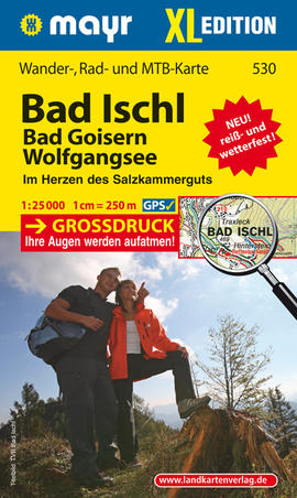 Karte Bad Ischl - Bad Goisern - Wolfgangsee (Mayr)