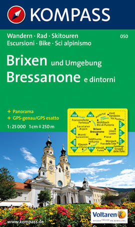 Brixen und Umgebung Karte Kompass