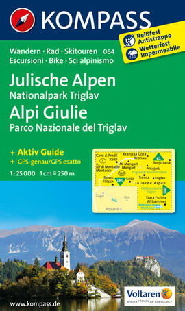 Julische Alpen Karte Kompass