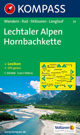 Lechtaler Alpen Karte Kompass