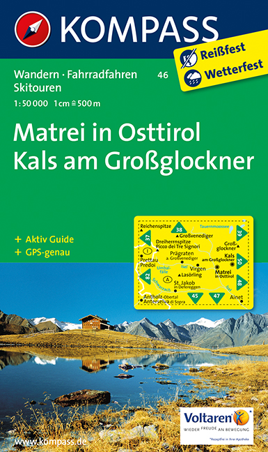 Matrei in Osttirol - Kals am Großglockner Karte Kompass