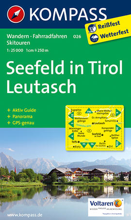 Seefeld in Tirol - Leutasch Karte Kompass