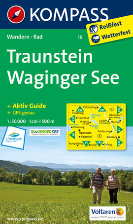 Traunstein - Waginger See Karte Kompass