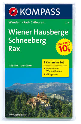 Wiener Hausberge Karte Schneeberg Rax Kompass