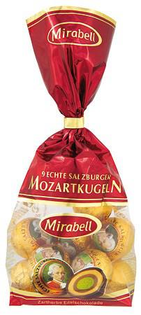 Mirabell Mozartkugeln Salzburg Säckchen 9Stk.