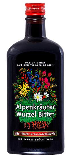 Alpenkräuter Likör Wurzel Bitter Tiroler Kräuterdestillerie 0,5L