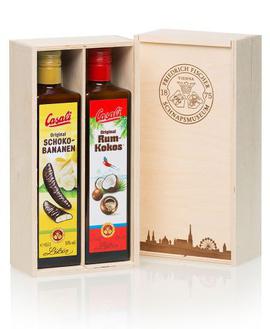 Liköre Geschenkbox: Casali Schokobananen + Rum Kokos