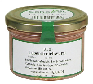 Bio Leberstreichwurst Schober