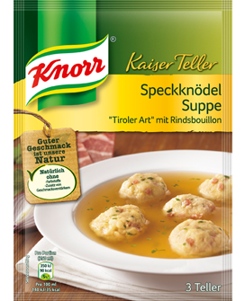 Speckknödel Suppe Knorr Beutel