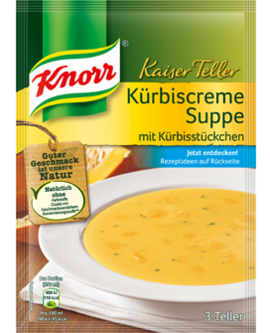 Kürbiscreme Suppe Knorr