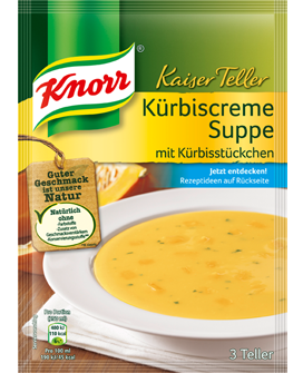 Kürbiscreme Suppe Knorr