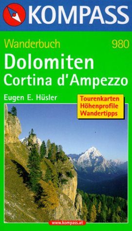 Dolomiten turistický průvodce Cortina d'Ampezzo Kompass