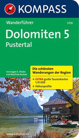 Dolomiten 5 Pustertal Wanderführer Kompass