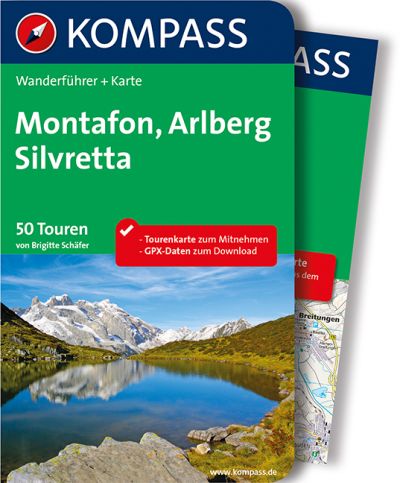 Montafon Wanderführer Kompass Arlberg Silvretta