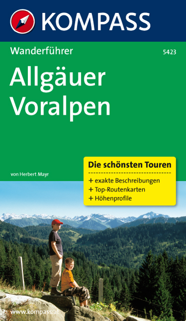 Podhůří Allgäu průvodce Allgäuer Voralpen Kompass
