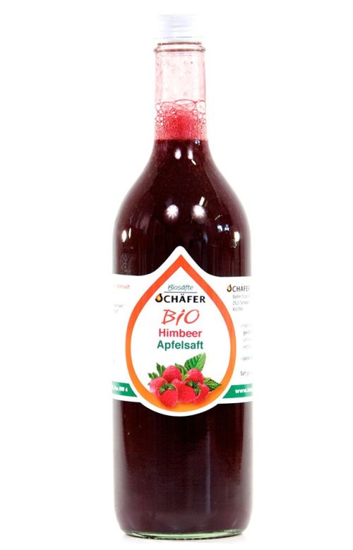 Bio Himbeer-Apfelsaft Pur Schäfer 0,7l