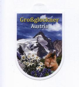 Aufkleber Großglockner Austria