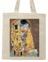 Baumwolltasche Gustav Klimt Der Kuss