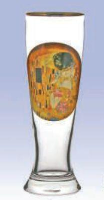 Bierglas Gustav Klimt Der Kuss 0,5L