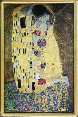 Blechschild Gustav Klimt Der Kuss