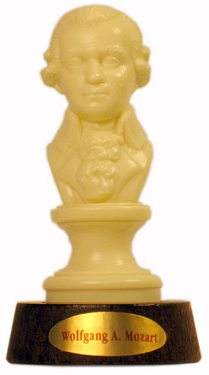 Mozart busta Mozart busta