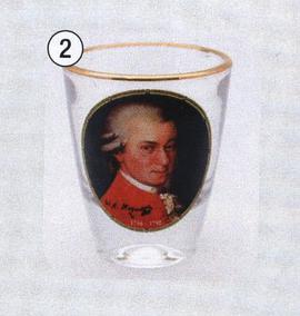 Stamperl Mozart Schnapsglas